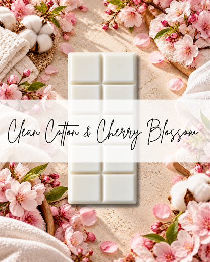 Clean Cotton & Cherry Blossom Wax Melt