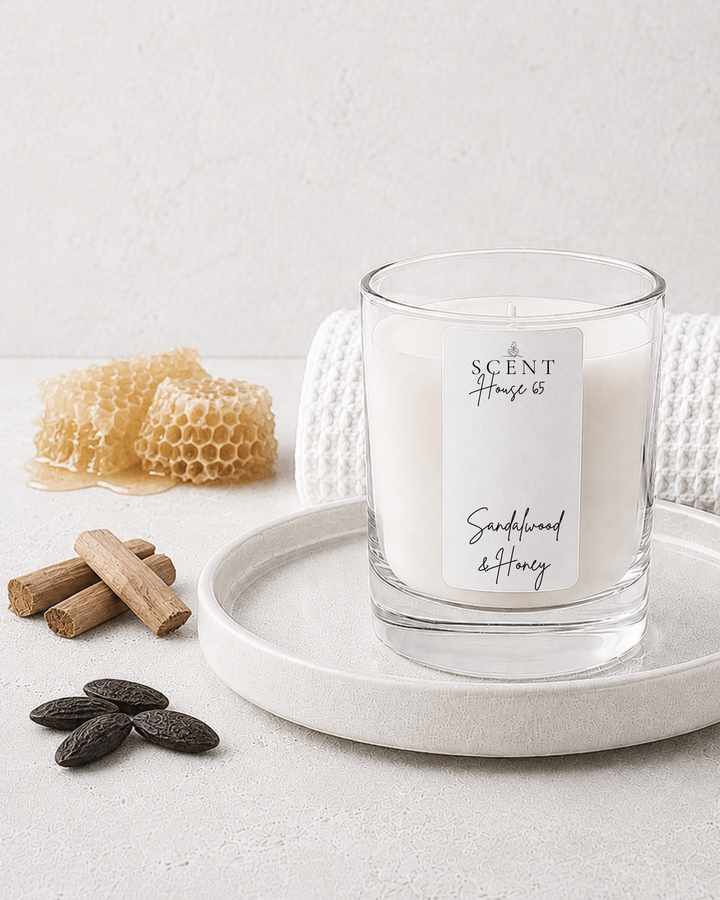 Sandalwood & Honey Candle 220g