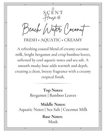 Beach Water Coconut Wax Melt