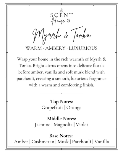 Myrrh & Tonka Wax Melt