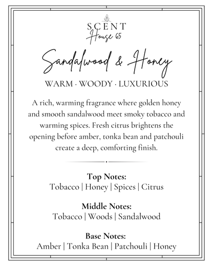 Sandalwood & Honey Candle 220g